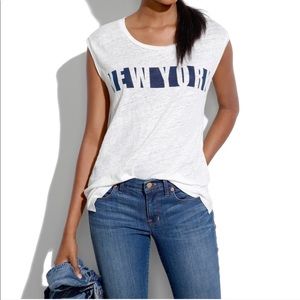 Madewell New York muscle tee